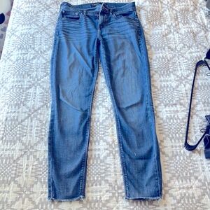 express Jeggings raw hem ankle length. Size 2R